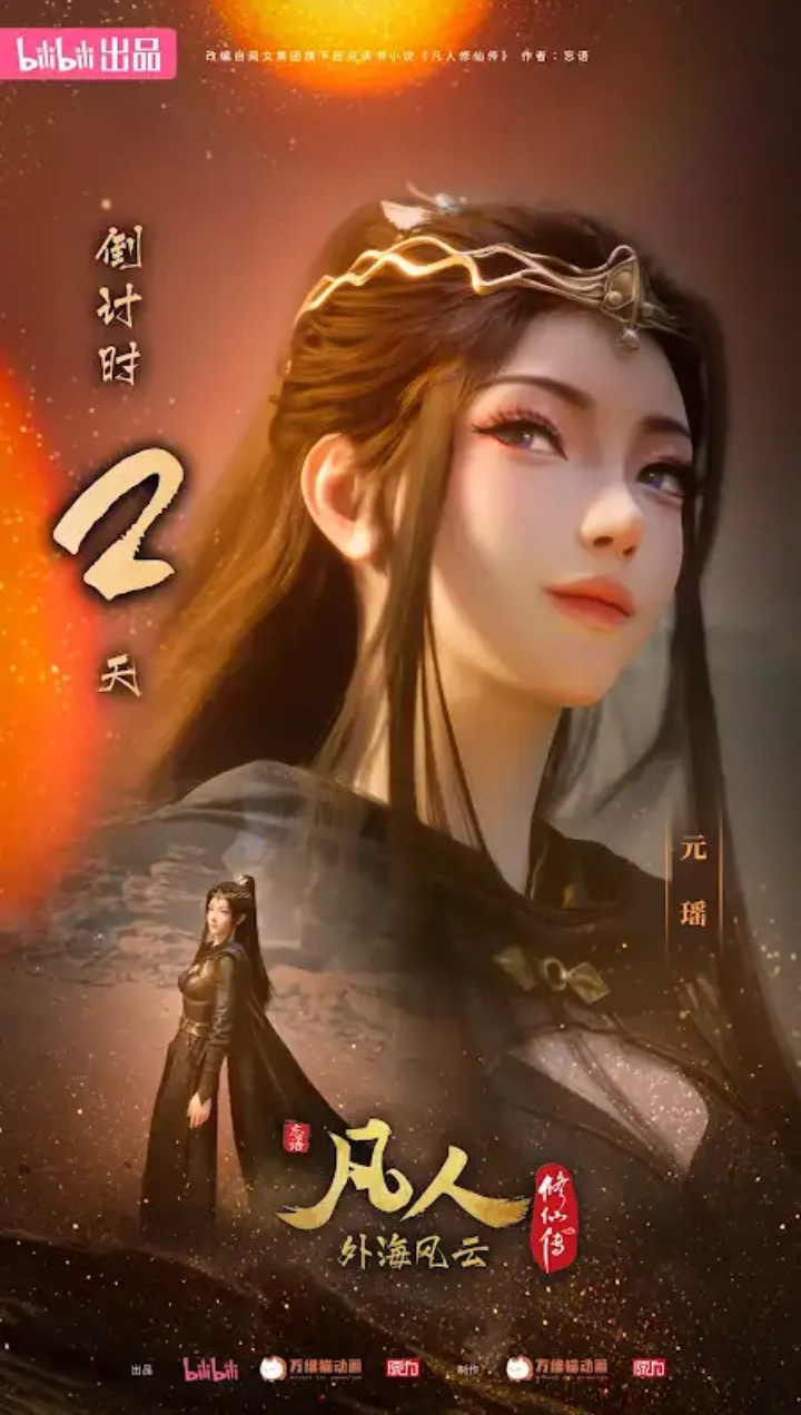 Yuan Yao donghua character model